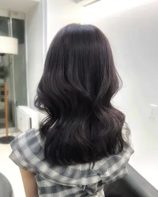 ミディアム カラー 韓国ヘア 店長NEGIのヘアスタイル