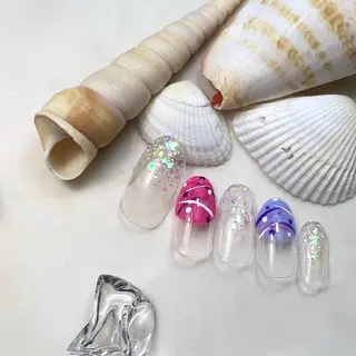 ネイル ⭐︎休業中の練習⭐︎ JNA認定講師髙橋のネイルデザイン