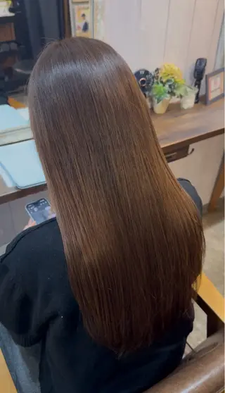 ロング 八木 輝のヘアスタイル