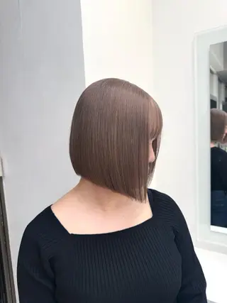 カラー Over hair_ misakiのヘアスタイル