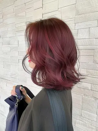 ミディアム カラー パーマ ヘアアレンジ メンズ キッズ EnBlesS西宮 マンツーマン神道有基のヘアスタイル