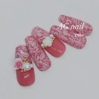 ネイル AGnail 富永  /オフ無料フィルインのネイルデザイン