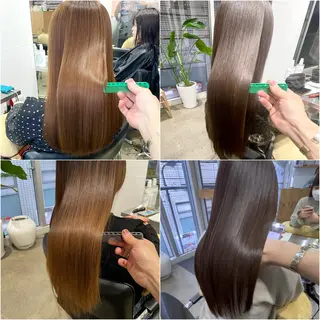 ロング パーマ 圧倒的なケアブリーチ /髪質改善🩵松田のヘアスタイル