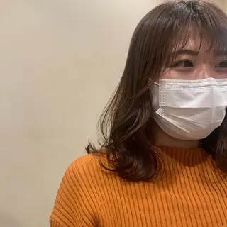 ミディアム 福代 茉耶のヘアスタイル