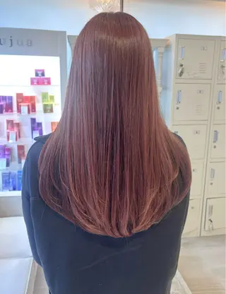 ロング カラー にゅーかわいいヘア♡ おがわゆいり౨ৎのヘアスタイル