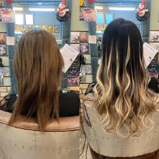 カラー ヘアアレンジ LAVENDIA 初音のヘアスタイル