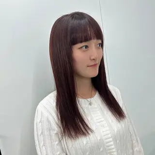 ミディアム カラー ブリーチなし/レイヤ ー特化🌈Tommyのヘアスタイル