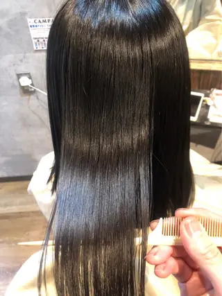 ロング イヤリングカラー Ai 浅草橋店のヘアスタイル