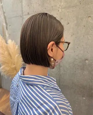 ショート カラー 神戸ボブ✂️ ioe三宮/田 伸佳のヘアスタイル