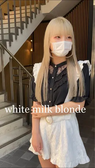 ロング カラー Selenehair 三条本店のヘアスタイル