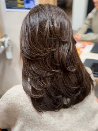 セミロング 🔖RIENS /renaのヘアスタイル