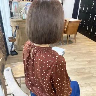 ミディアム カラー i muのヘアスタイル