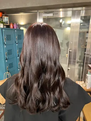セミロング カラー 土田かほ/本日🈳 透明感カラー🍃のヘアスタイル