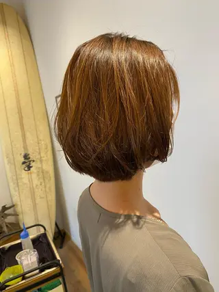 ミディアム 髪質改善 大内翔太のヘアスタイル