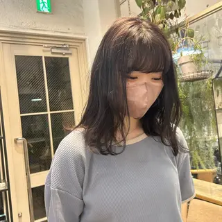 ミディアム カラー じゅわっと暖色カラー 🍊Moemiのヘアスタイル