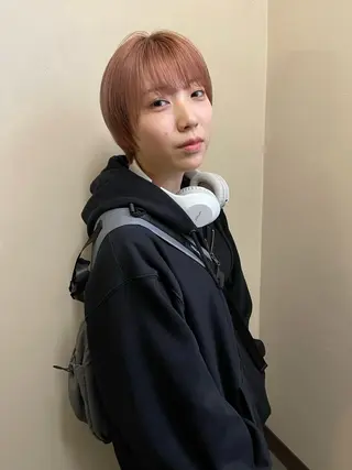 ショート 安部佑哉/ハイトーン /レイヤー/ブリーチのヘアスタイル