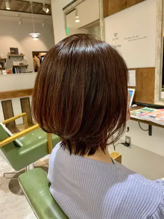 ショート カラー rinrin 天文館のヘアスタイル