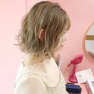 ショート カラー プル艶職人/ にしものヘアスタイル
