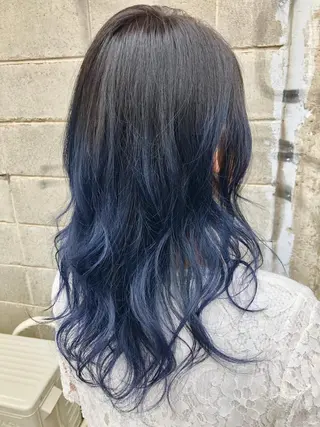 カラー ダブルスキルエクステ /羽エクステ白石宇由のヘアスタイル