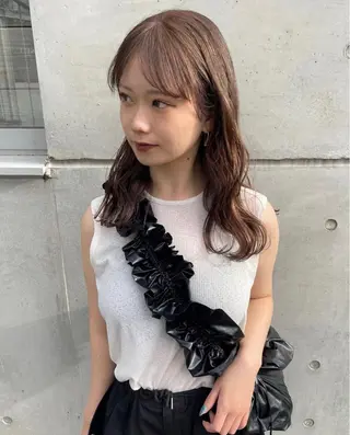 ロング カラー レイヤー/透明感 カラー ☽EMIRIのヘアスタイル