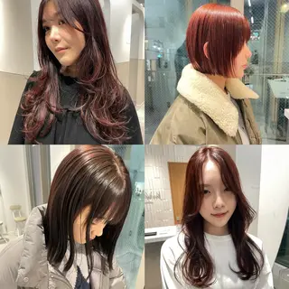 カラー 抜け感ボブ×パーマ |kazaneのヘアスタイル