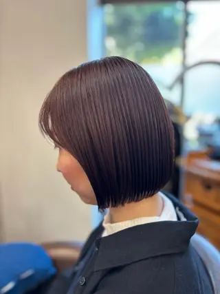 ミディアム カラー 小顔似合わせカット ┊︎*AYANO*のヘアスタイル