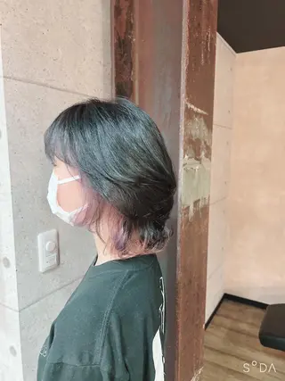 ミディアム 横浜／桜木町／艶髪 【Shin】亀井 真のヘアスタイル