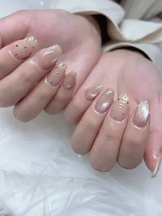 ネイル Mai🪽 ワンホン/ちゅるんのネイルデザイン