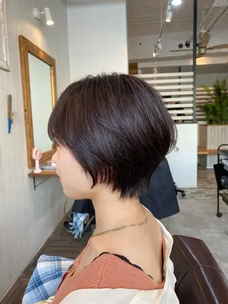 ショート カラー [店長]加地 峻のヘアスタイル