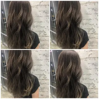 セミロング カラー パーマ ヘアアレンジ メンズ キッズ ネイル マツエク・マツパ レイヤー/顔周り 韓国ヘア森田和貴のヘアスタイル