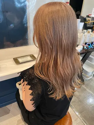 ロング カラー 田島 仁美のヘアスタイル