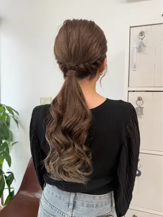 ロング luna ayane ／透明感カラーのヘアスタイル