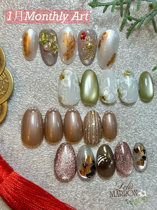 ネイル Lelis Marron所属・岸 侑李のネイルデザイン