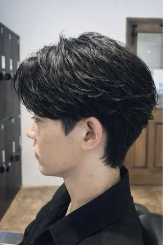 パーマ メンズ 上野 直輝のヘアスタイル