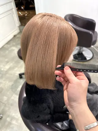 カラー ハイトーン✨髪質 改善🫧RYOのヘアスタイル