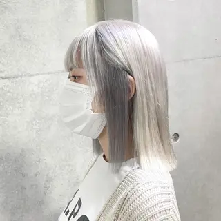 ミディアム カラー 髪質改善/ブリーチ /長山遼太郎のヘアスタイル