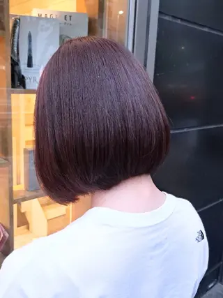 ショート カラー MIYU/透明感 渋谷/ベージュカラーのヘアスタイル
