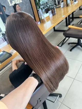 ロング SHUN/ブリーチ/ カラー/臼井/佐倉のヘアスタイル