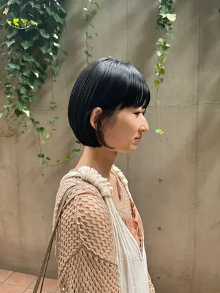 ショート パーマ ボブ/ショート 吉田竣のヘアスタイル