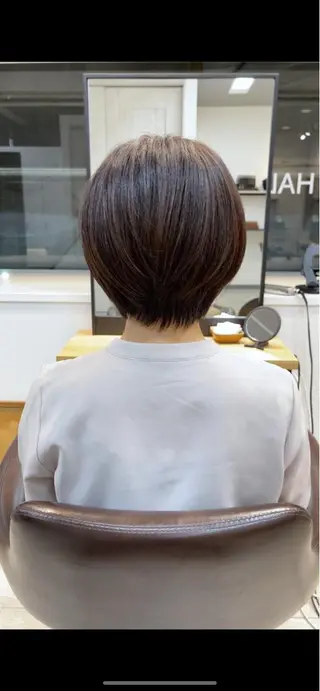 ショート 韓国風レイヤー ショート/犬塚 優介のヘアスタイル
