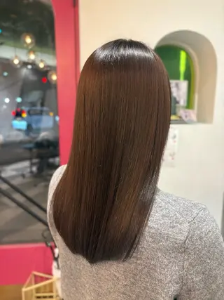 セミロング カラー みく⌇Amas 〚カットモデル募集〛のヘアスタイル