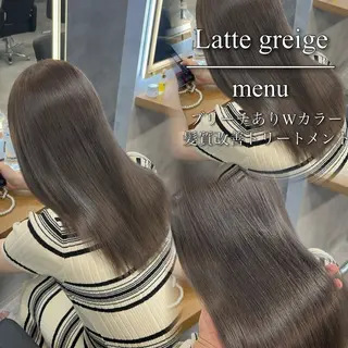 セミロング カラー ブリーチなしの達人 🌈KAITOのヘアスタイル