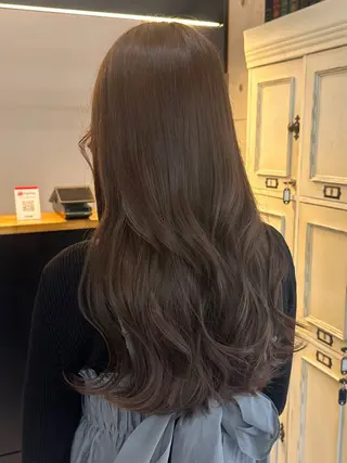 ロング カラー ヘアセット🎀透明感 カラーHiROEのヘアスタイル