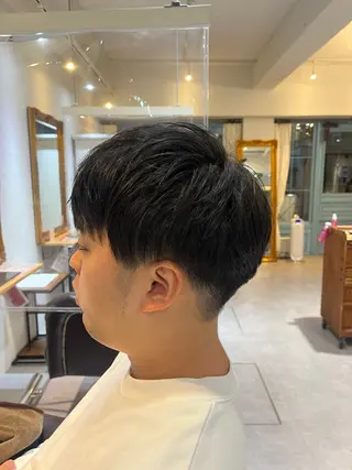 メンズ ツヤカラー🫧Sae ネイルモデル募集中のヘアスタイル