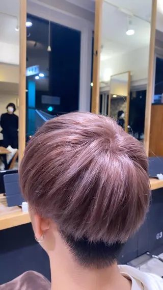 ショート カラー パーマ ヘアアレンジ メンズ Sia中野新橋 『JUNYA』のヘアスタイル