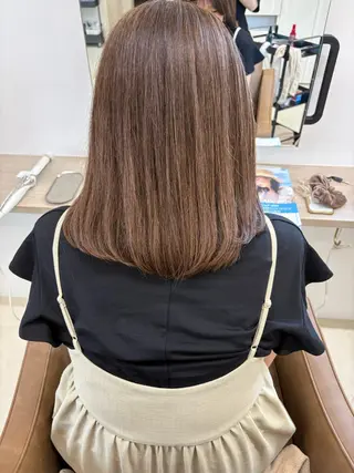 カラー ルプラボウ すぎやまみほのヘアスタイル