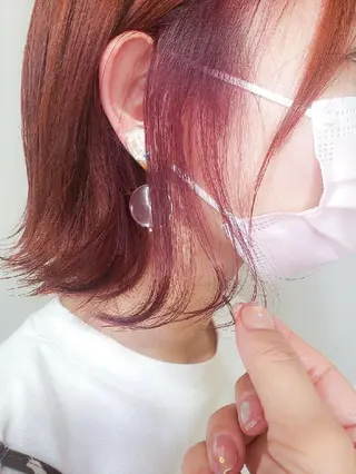 ショート 🇰🇷透明感×ハイ トーン🌟tomoのヘアスタイル