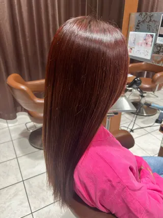 ロング メ イのヘアスタイル