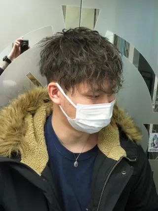 パーマ メンズ 渋谷/フェード/ 國分 翔のヘアスタイル