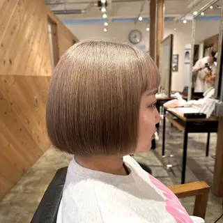ミディアム カラー ✨ブリーチカラー /菜月‪‪✨のヘアスタイル